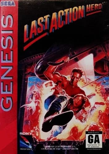 Last Action Hero Sega Genesis Great Condition Fast Shipping