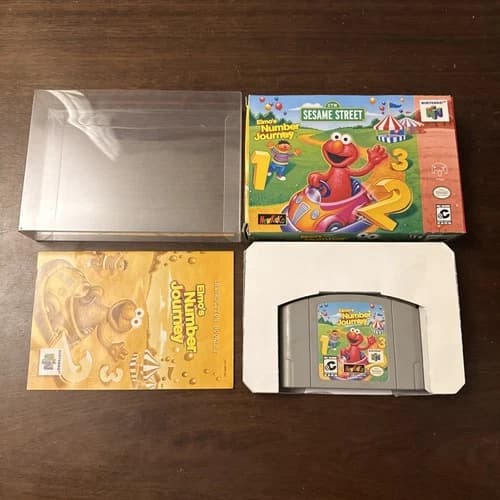 Elmo's Number Journey (Nintendo 64 N64) Complete - Tested - Authentic