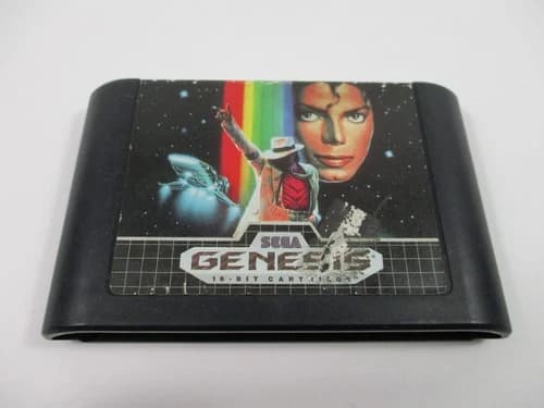 MICHAEL JACKSON'S MOONWALKER Sega Genesis Game Cartridge Authentic!