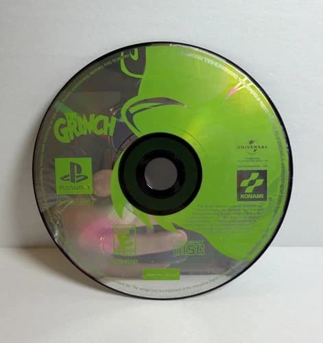 The Grinch (Sony PlayStation 1 PS1, 2000) Disc Only - Tested