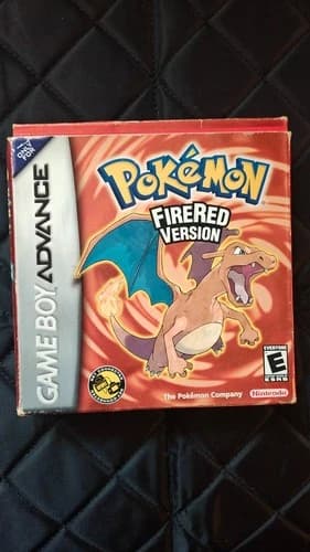 Pokemon Fire Red Version Nintendo Game Boy Advance GBA Complete CIB