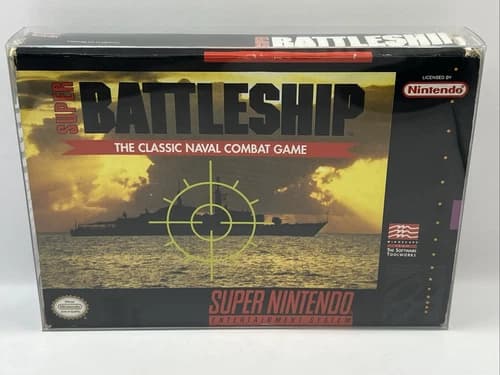Super Battleship SNES Super Nintendo Complete CIB GREAT Condition! VERY NICE!