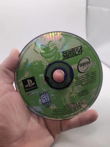 Twisted Metal 4 PlayStation 1 PS1 Disc Only Scratch Free Tested Working