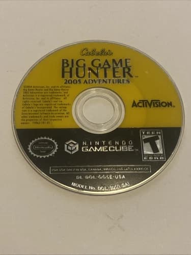 Cabela's Big Game Hunter: 2005 Adventures (Nintendo GameCube, 2004)Game Only