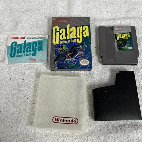 Galaga: Demons Of Death ~ Original Nintendo (NES, 1988) Game ~ Complete In Box