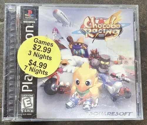Squaresoft Chocobo Racing for Sony PlayStation PS1, Final Fantasy