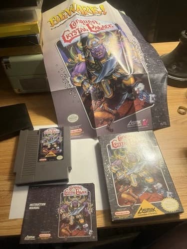 Conquest of the Crystal Palace 🎮 Nintendo Entertainment System NES Complete CIB