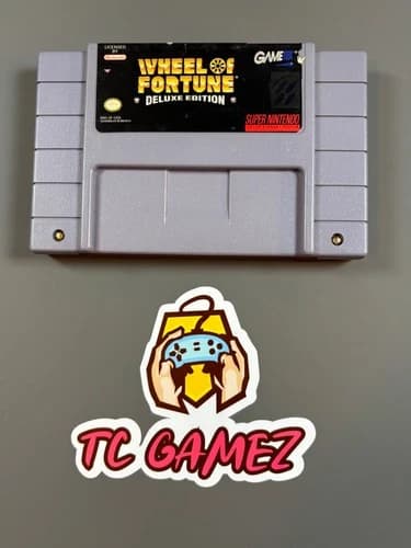 Wheel of Fortune Super Nintendo SNES Authentic Works
