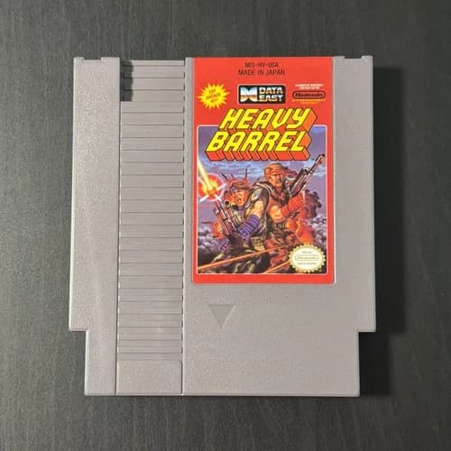 Heavy Barrel (Nintendo Entertainment System, 1990) NES - Clean Label!