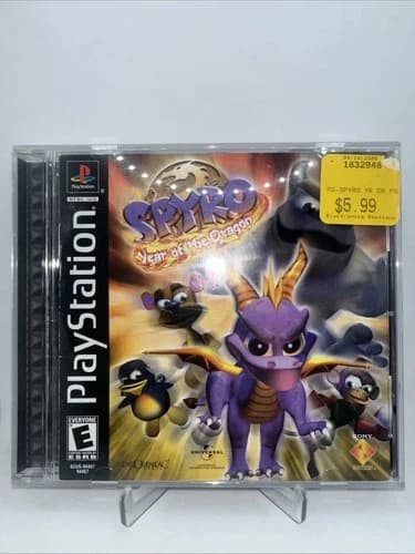 Spyro Year of the Dragon (Sony PlayStation 1) PS1 Complete *Tested&Works*