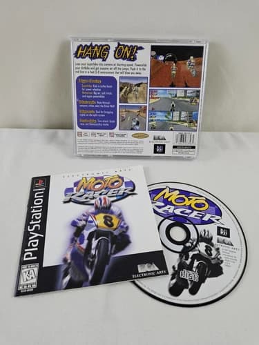 Moto Racer -Sony PlayStation 1 PS1- CIB Complete Tested Video Game