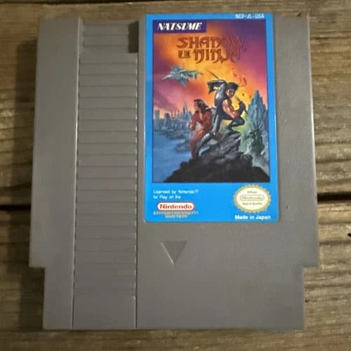 Shadow of the Ninja NES Nintendo Entertainment System Video Game Action Natsume
