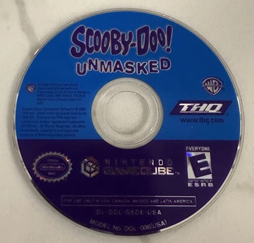 Scooby-Doo Unmasked Nintendo GameCube 2005 Video Game DISC ONLY Tested