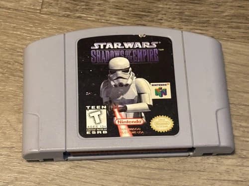 Star Wars Shadows of the Empire Nintendo 64 N64 Cleaned & Tested Authentic