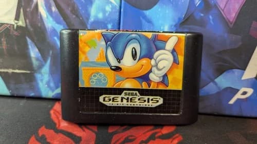 Sonic The Hedgehog (Retail Version) (Sega Genesis) Cartridge Only Tested Working