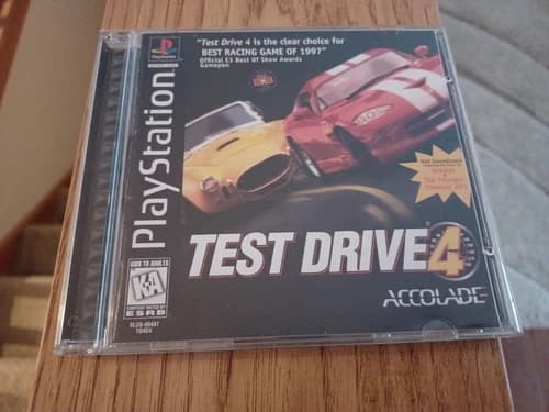 Test Drive 4 PS1 1997 Playstation 1 CIB Complete 1 Day Shipping