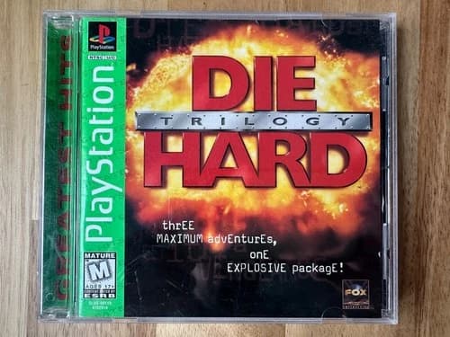 Die Hard Trilogy Sony PlayStation 1 PS1 Complete with Manual Tested & Works