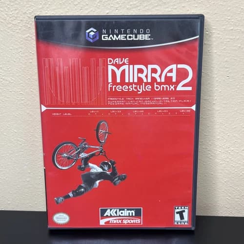Dave Mirra Freestyle BMX 2 (Nintendo GameCube) Complete with/ Manual CIB TESTED