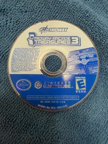 Midway Arcade Treasures 3 for Nintendo Gamecube Disc Only