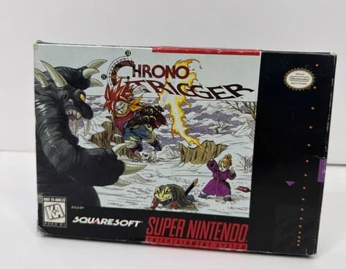 Chrono Trigger (Super Nintendo Entertainment System, 1995) In box With Manual