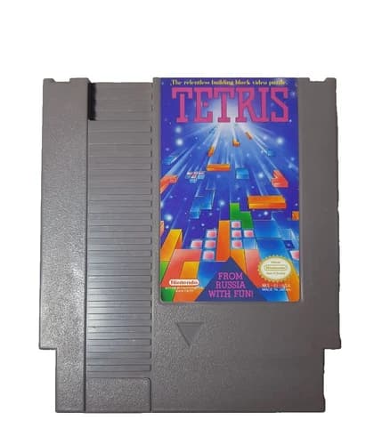 Tetris - NES (Nintendo Entertainment System) - Tested & Working