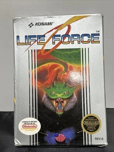 Life Force (Nintendo NES, 1988) CIB Complete w/ Manual Tested & Working