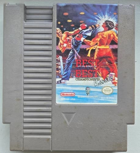 The Best of the Best Championship Karate - Nintendo NES Cartridge Authentic
