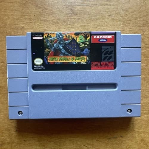 Capcom Super Ghouls 'n Ghosts SNES 1991 NTSC-U/C Action Adventure Ghosts