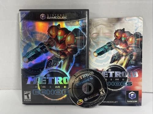 Metroid Prime 2 Echoes Nintendo Gamecube Tested Works!