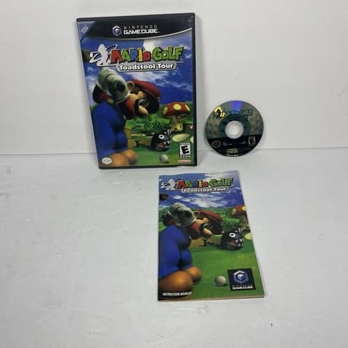 Mario Golf Toadstool Tour Nintendo GameCube Complete CIB