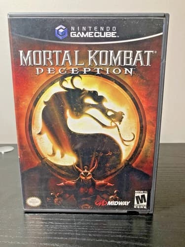 Mortal Kombat: Deception Nintendo GameCube Authentic Tested & Working W Card