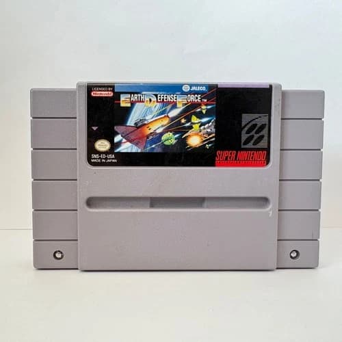 Earth Defence Force (Super Nintendo SNES, 1991) Tested Working