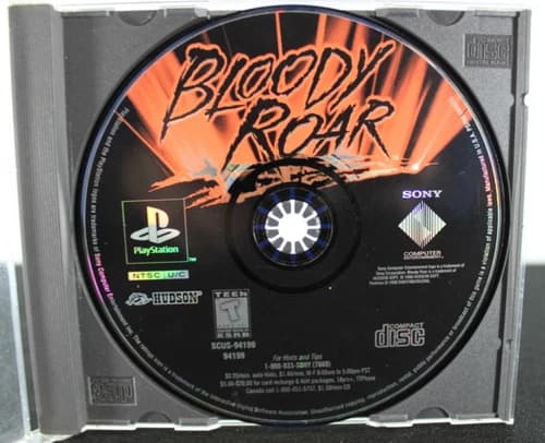 PlayStation 1 (PS1): Bloody Roar (1998) DISC ONLY Tested & Working!