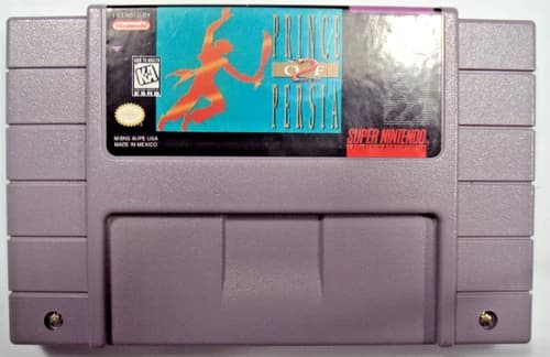 Prince of Persia 2 (Super Nintendo Entertainment System) Used, Tested, Free S/H