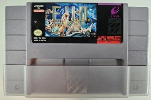 Rare E.V.O. Search For Eden EVO Super Nintendo SNES Tested Authentic Retro Game!
