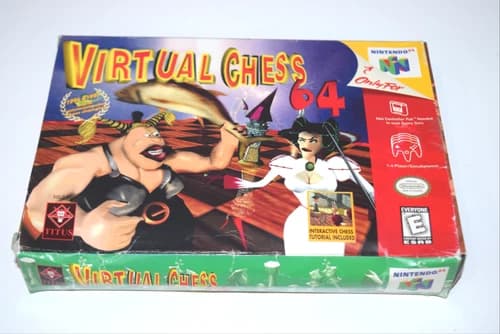 Virtual Chess 64 Nintendo 64 N64 Video Game Complete in Box