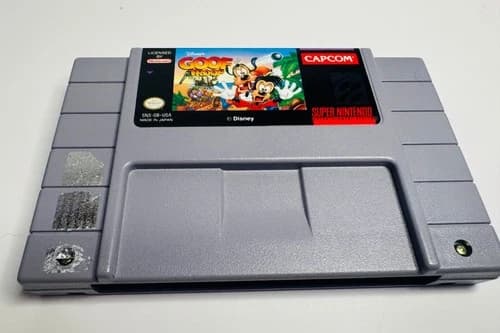 Goof Troop SNES Super Nintendo Game Cartridge Only – Tested Working – Capcom