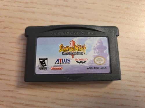 Summon Night Swordcraft Story Game Boy Advance GBA TESTED AUTHENTIC