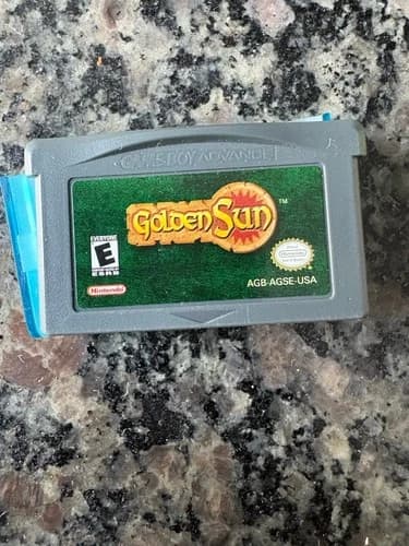 Golden Sun Nintendo Game Boy Advance GBA Cartridge Only Tested