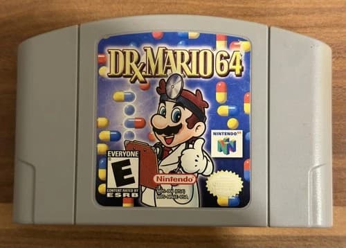 Dr. Mario 64 (Nintendo 64, N64) Authentic Cartridge Only Tested!