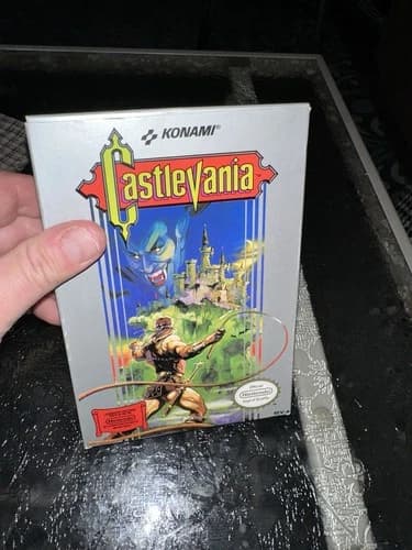 Castlevania Nintendo Entertainment System, 1987 NES with Original Box Manual