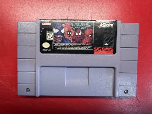 Venom-Spider-Man: Separation Anxiety (Super Nintendo Entertainment System, 1995)