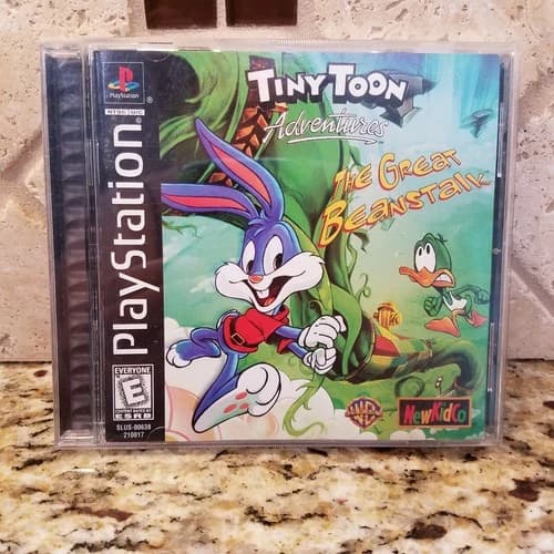 Tiny Toon Adventures: The Great Beanstalk (Sony PlayStation 1, 1998) Complete