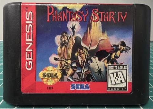Phantasy Star IV (Sega Genesis, 1994) - Tested/Working -Cart Only - RARE!