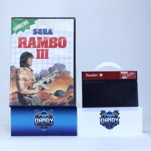 Rambo 3 III Authentic, Tested - Sega Master System