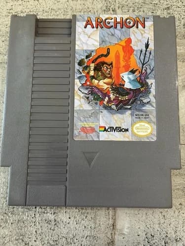 Archon (NES, 1989) Cartridge - Authentic - Cleaned & Tested