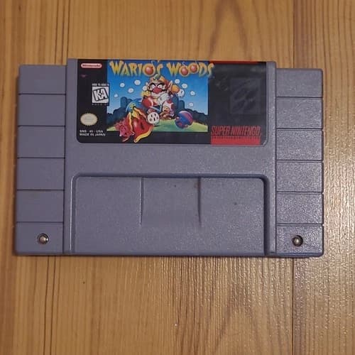 Wario's Woods video game for SNES - TESTED