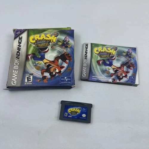 Crash Bandicoot 2: N-Tranced (Nintendo Game Boy Advance, 2003) GBA Complete CIB