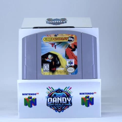 Wipeout N64 Authentic, Tested - Nintendo 64