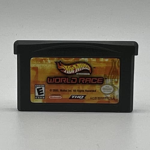 Nintendo Game Boy Advance Hot Wheels World Race Tested & Working THQ 2003